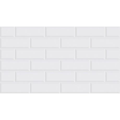 Revestimento Cerâmico Via Ápia Cinza Clássico Brick Brilhante 33x59