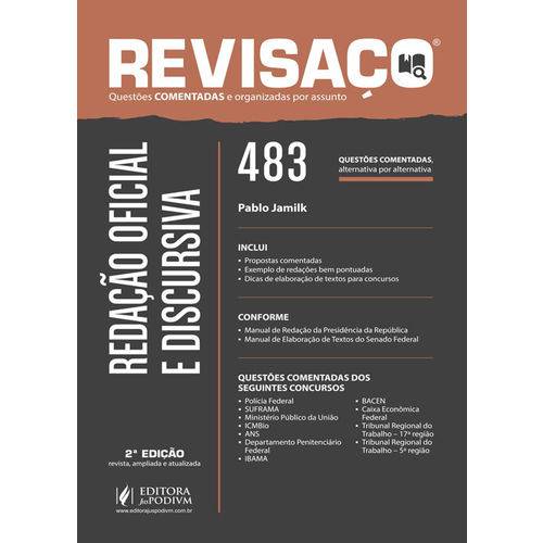 Revisaço - Redação Oficial e Discursiva - 483 Questões Comentadas (2017)