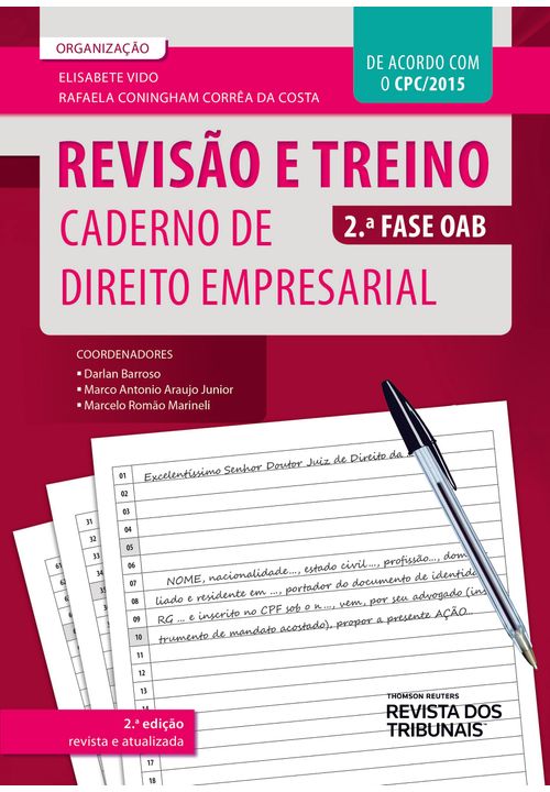 Revisão e Treino 2ª Fase OAB - Caderno de Direito Empresarial 2ª Edição