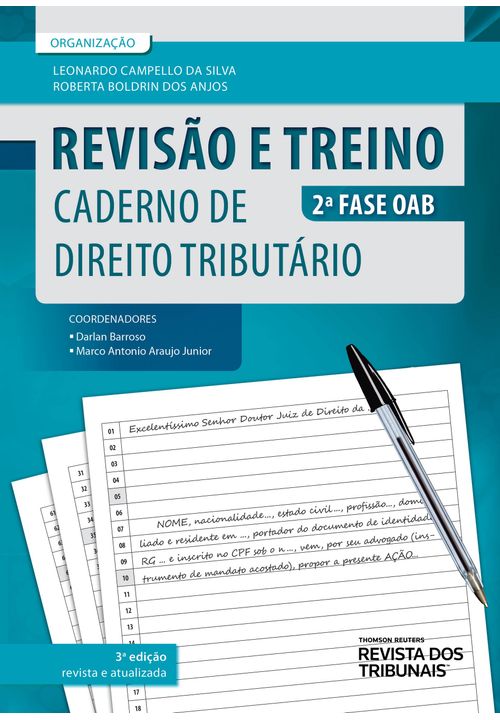 Revisão e Treino 2ª Fase OAB - Caderno de Direito Tributário 3ª Edição