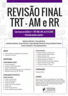 Revisão Final - TRT 11ª Região - AM e RR - Dicas Ponto a Ponto do Edital (2017)