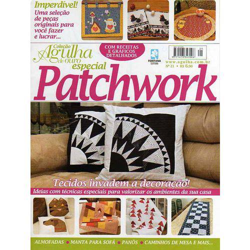 Revista Agulha de Ouro Especial Patchwork Ed. Fontana Nº21