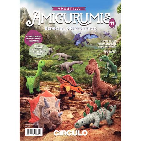 Revista Amigurumis Nº 11 - Especial Dinossauros