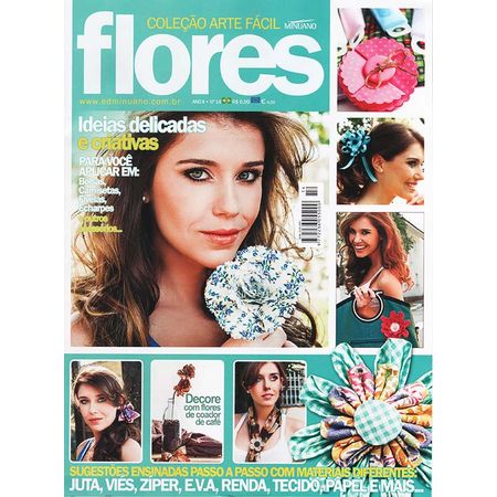 Revista Arte Fácil Flores Ed. Minuano Nº14