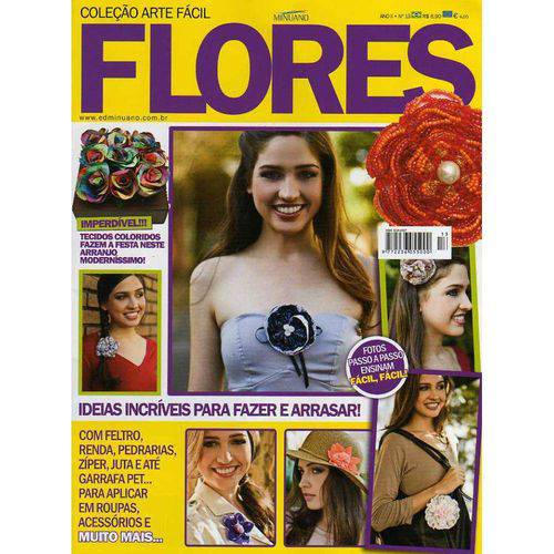 Revista Arte Fácil Flores Ed. Minuano Nº13