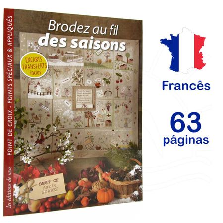 Revista Brodez Au Fil Des Saisons (Bordado com as Estações)