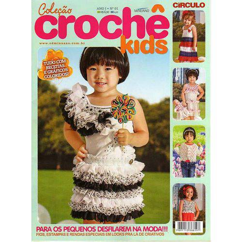 Revista Coleção Crochê Kids Ed. Minuano Nº01