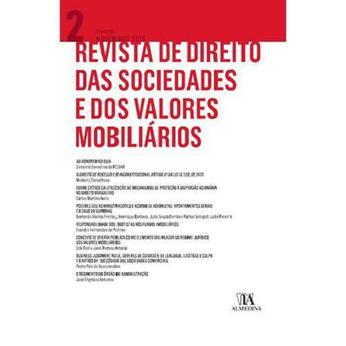 Revista de Direito das Sociedades e dos Valores Mobiliarios - N 2 - Almedina