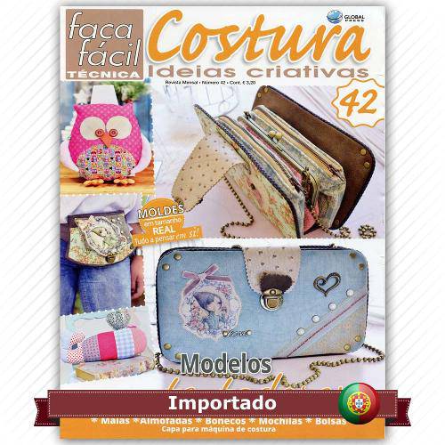 Revista Faça Fácil Costura com Ideias Criativas Nº42