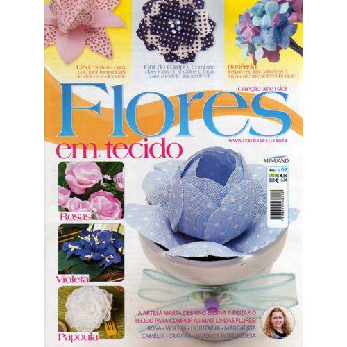Revista Flores em Tecido Ed. Minuano Nº02