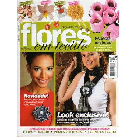 Revista Flores em Tecido Ed. Minuano Nº06