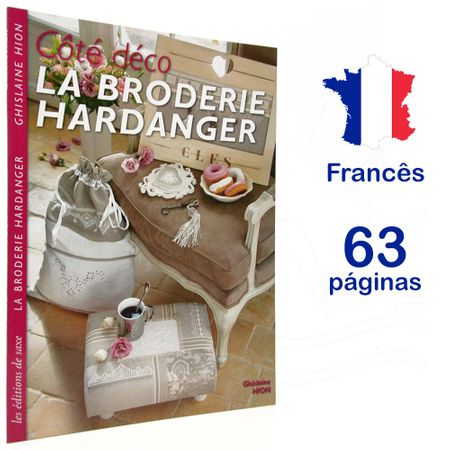Revista La Broderie Hardanger Cote Deco (Decoração com Bordado Hardanger)