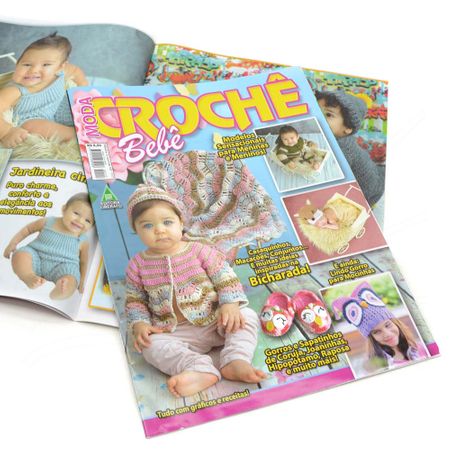 Revista Moda Crochê Bebê Ed. Liberato Nº117
