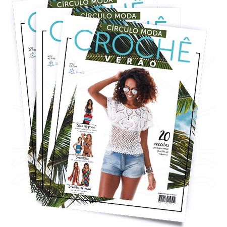 Revista Moda Crochê Verão Círculo Nº 12