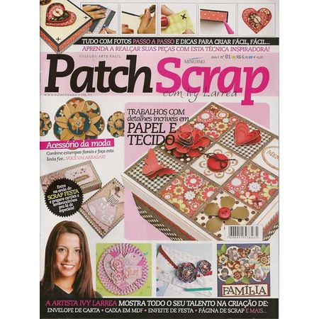 Revista Patch Scrap com Ivy Larrea Ed. Minuano Nº01