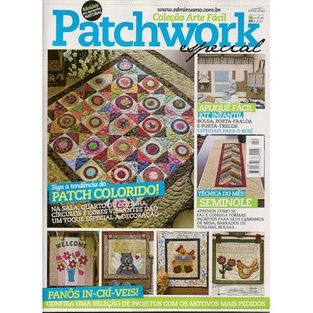 Revista Patchwork Especial Ed. Minuano Nº22