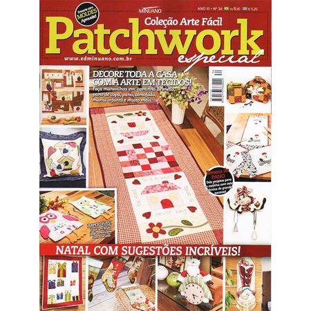 Revista Patchwork Especial Ed. Minuano Nº34