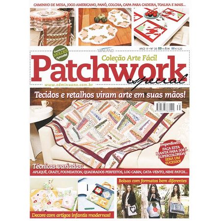 Revista Patchwork Especial Ed. Minuano Nº35