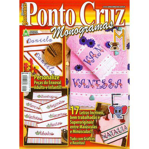 Revista Ponto Cruz Monogramas Ed. Liberato Nº158