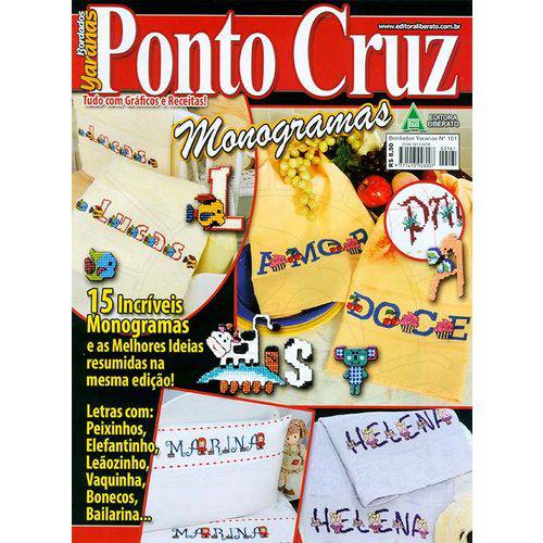 Revista Ponto Cruz Monogramas Ed. Liberato Nº161