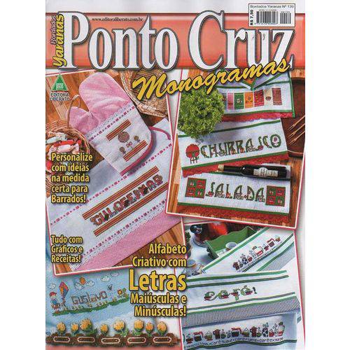 Revista Ponto Cruz Monogramas Ed. Liberato Nº139