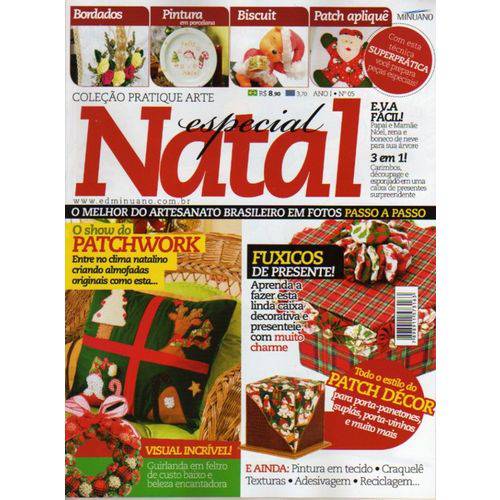 Revista Pratique Arte Especial Natal Ed. Minuano Nº05