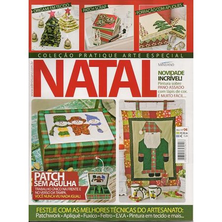 Revista Pratique Arte Especial Natal Ed. Minuano Nº06