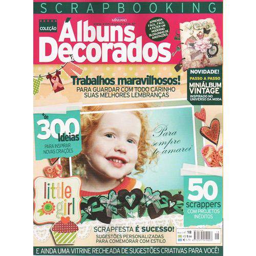Revista Scrapbooking Álbuns Decorados Ed. Minuano Nº18