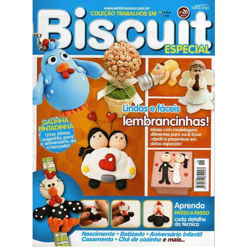 Revista Trabalhos em Biscuit Especial Ed. Minuano Nº26
