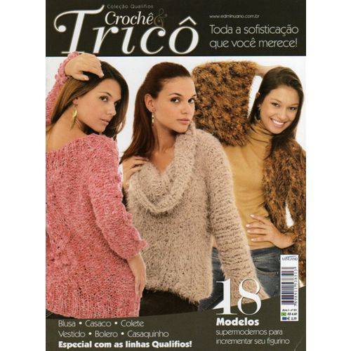 Revista Tricô & Crochê Qualifios Ed. Minuano Nº01