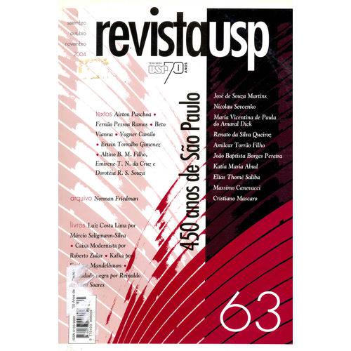 Revista Usp 63