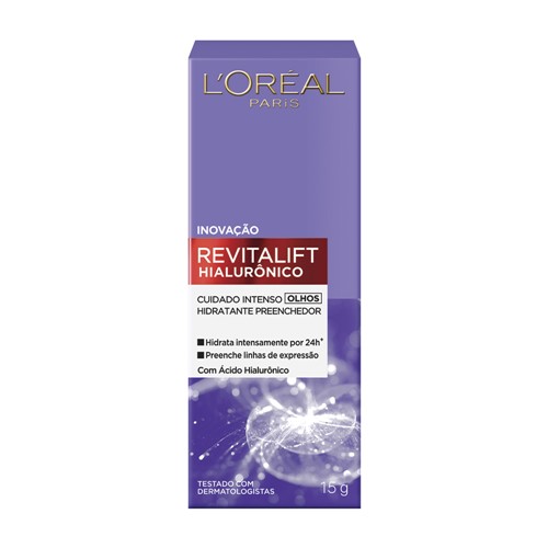Revitalift Hialurônico L'oréal Hidratante Preenchedor para Olhos 15g