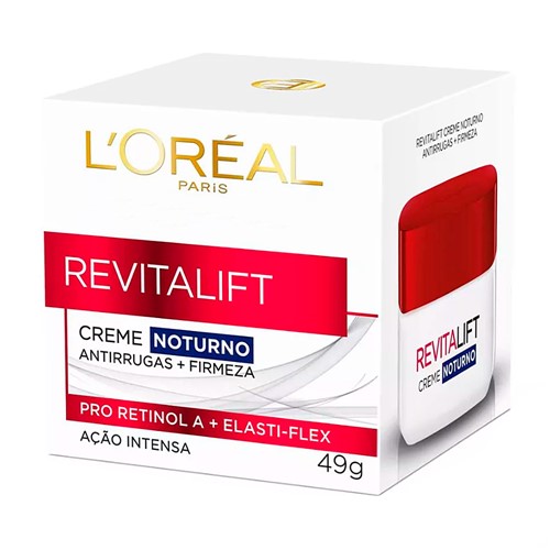 Revitalift L'oréal Dermo Expertise Creme Antirrugas Noturno com 49g