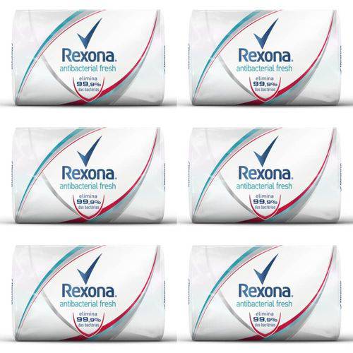 Rexona Antibacterial Fresh Sabonete 84g (kit C/06)
