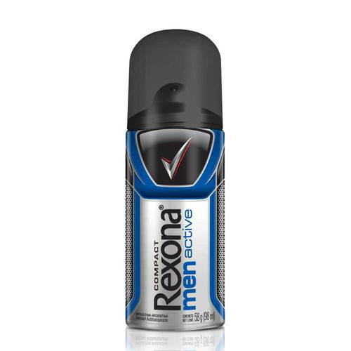 Rexona Compact Active Desodorante Aerosol Masculino 58g