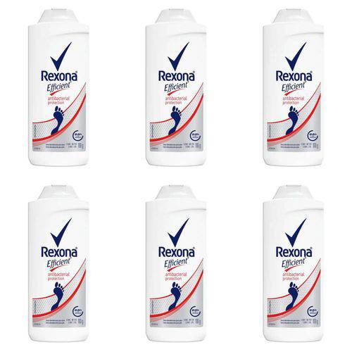 Rexona Efficient Talco Desodorante P/ Pés 100g (kit C/06)