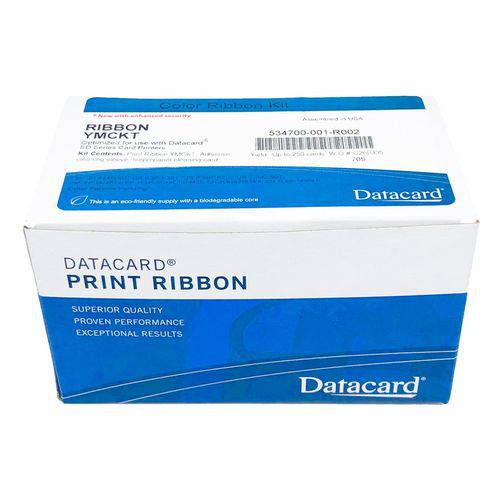 Ribbon Color Datacard 534700-001-r002 para Impressora SD160 SD260 e SD360
