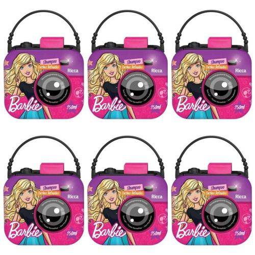 Ricca Barbie Câmera Digital Cachos Definidos Shampoo 250ml (kit C/06)