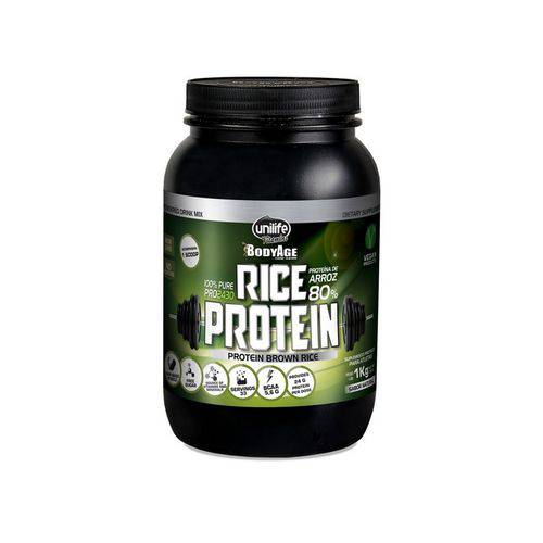 Rice Protein 1kg Proteína Vegetal - Unilife - Natural