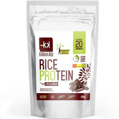 Rice Protein Rakkau - Suplemento Vegano de Proteína do Arroz - Chocolate (600g)