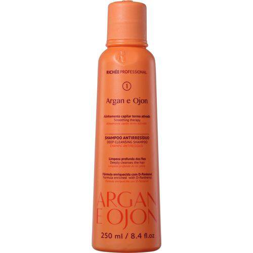 Richée Professional Argan e Ojon - Shampoo Antirresíduos 250ml