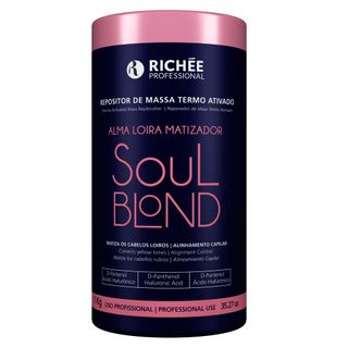 Richée Professional Soul Blond - Máscara Repositora de Massa Termo Ativado 1Kg