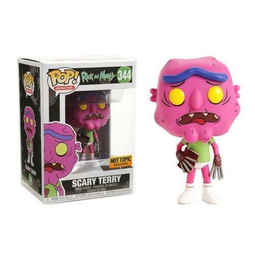 Rick And Morty Boneco Pop Funko Scary Terry #344 Exclusivo Hot Topic