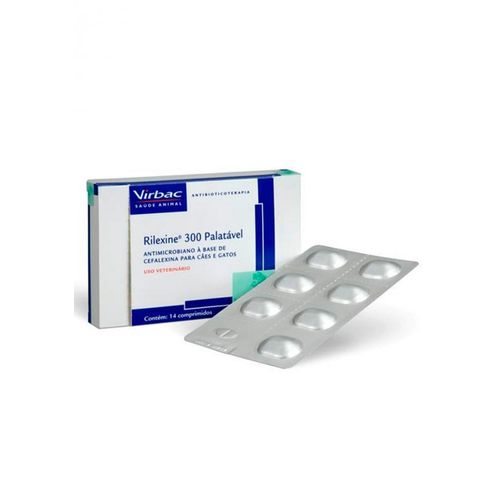 Rilexine Palatável 300 Virbac C/14 Comprimidos Unidade