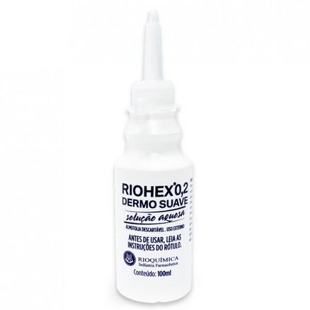 Riohex 0,2% Solução Aquosa Dermo Suave 100ml