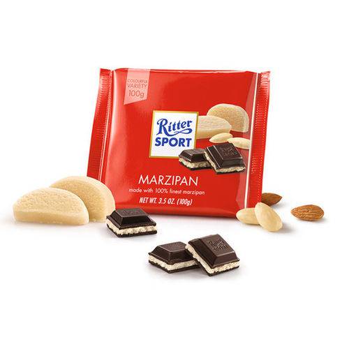 Ritter SPORT Marzipan Importado - Chocolate com Marzipan (100g)