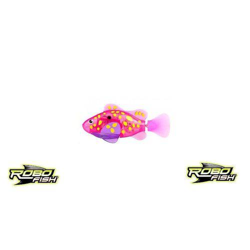 Robo Fish Série 3 com Led - Rosa- Dtc