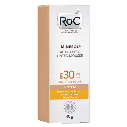 Roc Minesol Fps 30 Tinted Mousse - Medium 40g