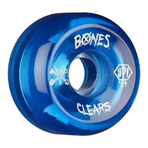 Roda Bones SPF Clear Blue 54mm