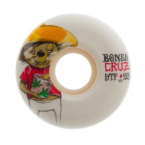 Roda Bones STF Cruz Weed